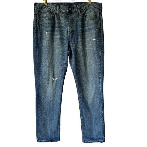 J.Crew 770 Straight Jeans Mens 36 x32 Flannel Lined Kaihara Selvedge Denim